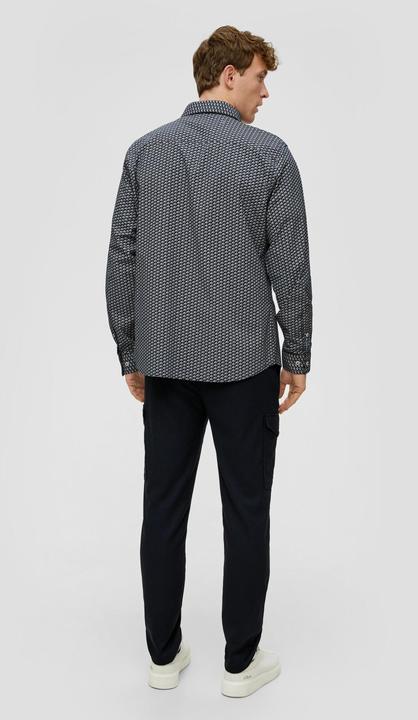 Immagine prodotto s.Oliver Hemd Slim: Langarmhemd aus Baumwollmix (M)