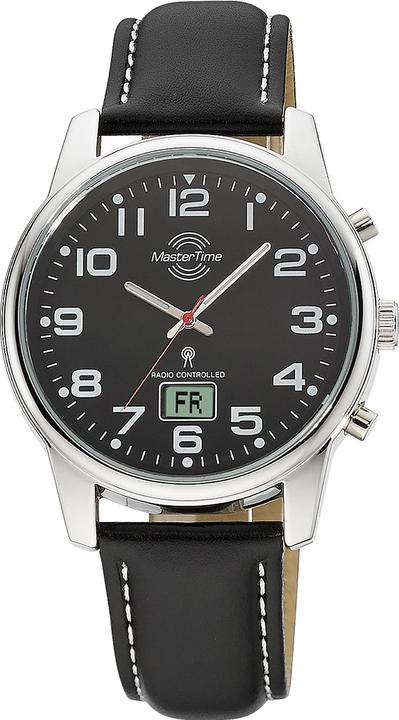Produktbild Master Time MTGA-10816-21L Funkuhr Herrenuhr 41mm 3ATM (Funkuhr, Digitaluhr, Analoguhr, 41 mm)