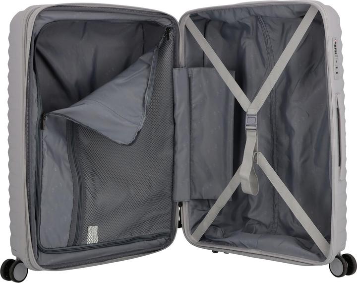 Produktbild D&N Travel Line 4500 4 Rollen Kofferset 3-teilig mit Dehnfalte (205 l)