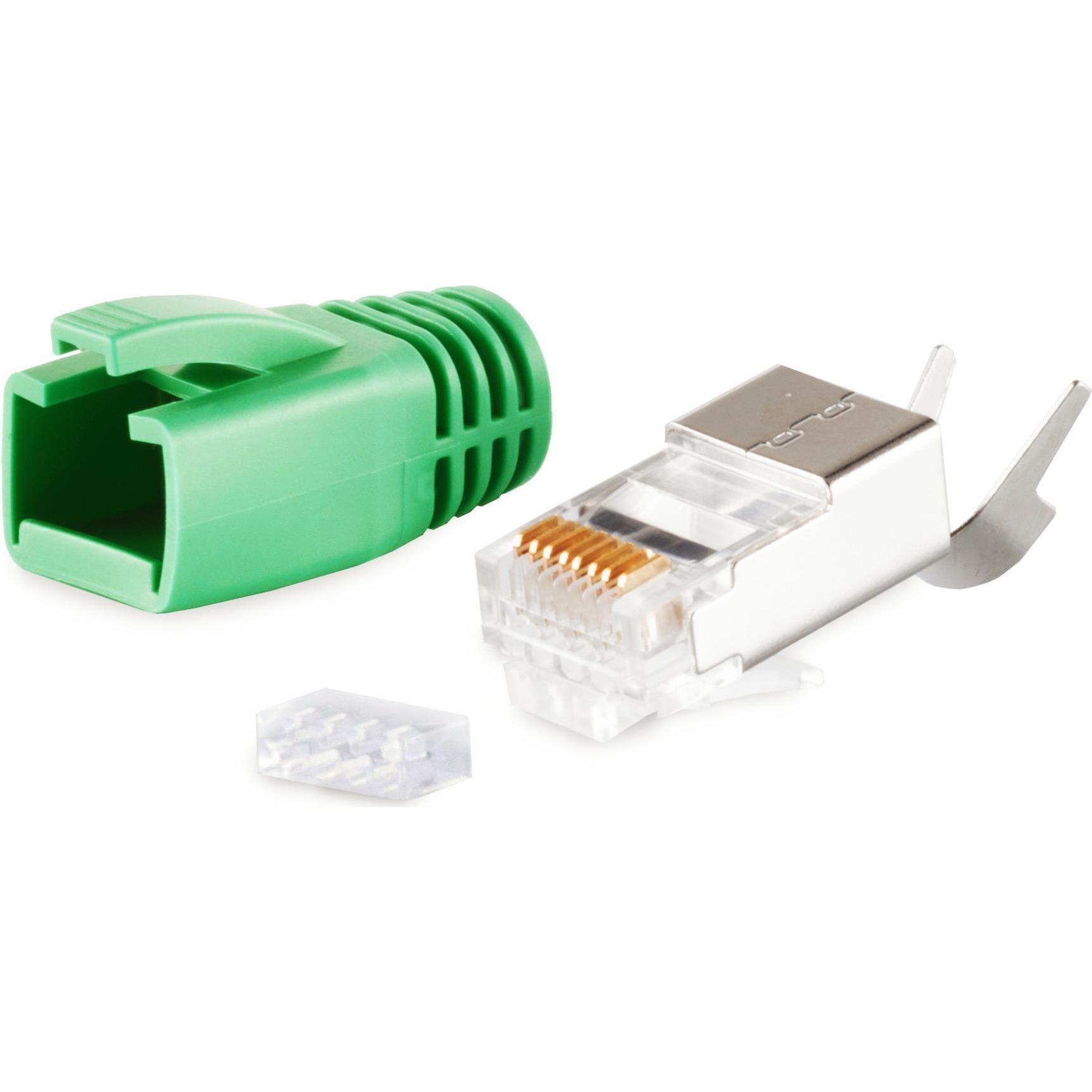 Shiverpeaks S/CONN maximum connectivity Netzwerk Modular Stecker RJ45 SET für Verlegekabel bis AWG 23, Stecker m (CAT5e,...