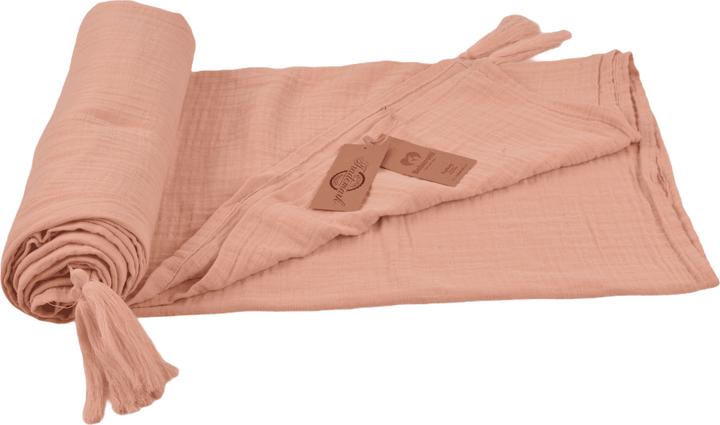 Image du produit Beberotti Orgaic Muslin Tasseled Throw Blanket (couverture) (145 x 100 cm)