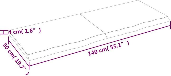 Immagine prodotto vidaXL Saba (140 x 50 x 4 cm)
