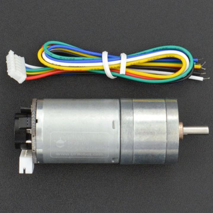 Image du produit DFRobot 6V 210 RPM 10Kg*cm Motoréducteur DC avec encodeur
