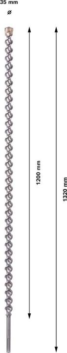 Produktbild Bosch Professional Zubehör Hammerbohrer SDS max-7, 35 x 1200 x 1320 mm (35 mm)