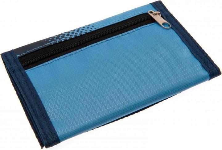 Actual product image Manchester City FC Fade Design nylon wallet with touch fastening