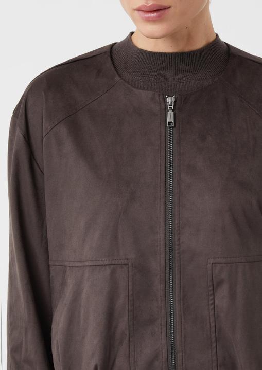 Actual product image Comma Indoor-Jacke Blouson in Veloursoptik (38)