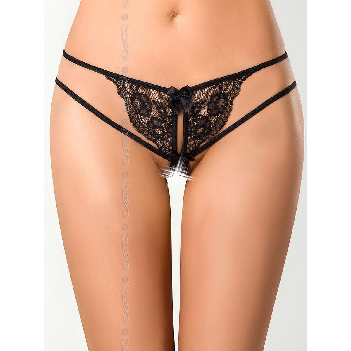 Axami, Damen, Unterhosen, Strings model 126709, Schwarz, (XL)