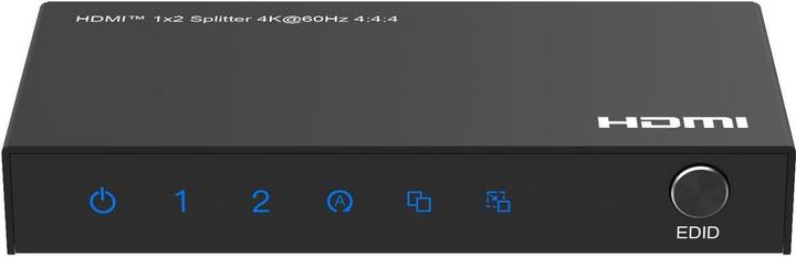 Image du produit MicroConnect 4K@60Hz HDMI Splitter 1x2