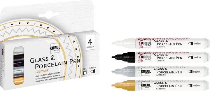 Actual product image Kreul Glass & Porcelain Pen (4 x)