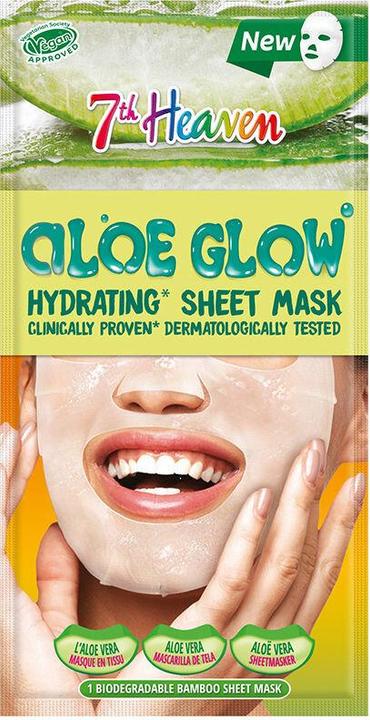 7th Heaven Montagne Jeunesse Hydratisierende Tuchmaske Aloe Glow