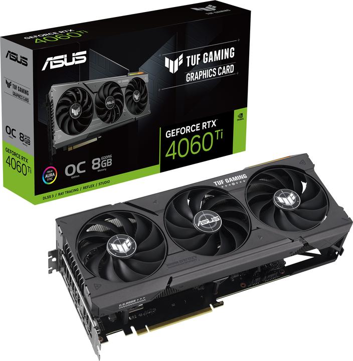 Produktbild ASUS TUF Gaming GeForce RTX4060 Ti 8GB OC Edition (8 GB)