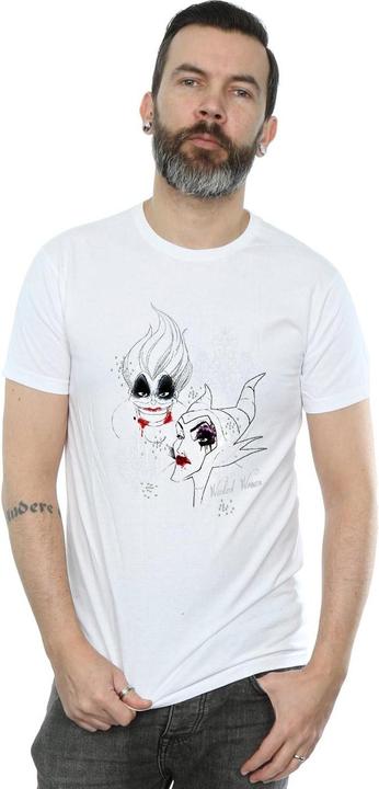 Actual product image Disney Mens Villains Wicked Women T-Shirt (L)
