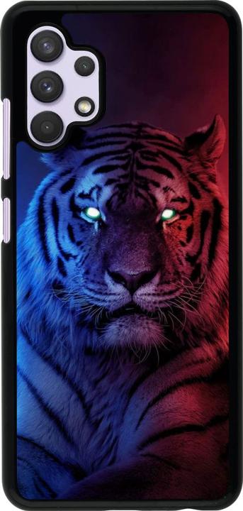 Produktbild PhoneLook Hülle Tiger Blue Red (Samsung Galaxy A32)