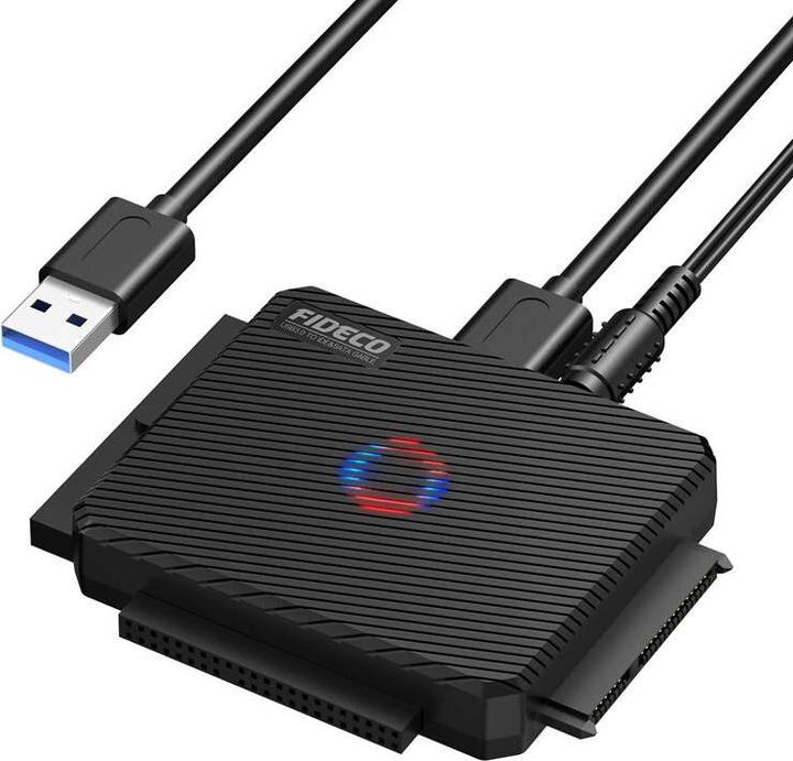 Fideco PL03 HDD/SSD adapter (USB 3.0, SATA, IDE 2.5"/3.5")