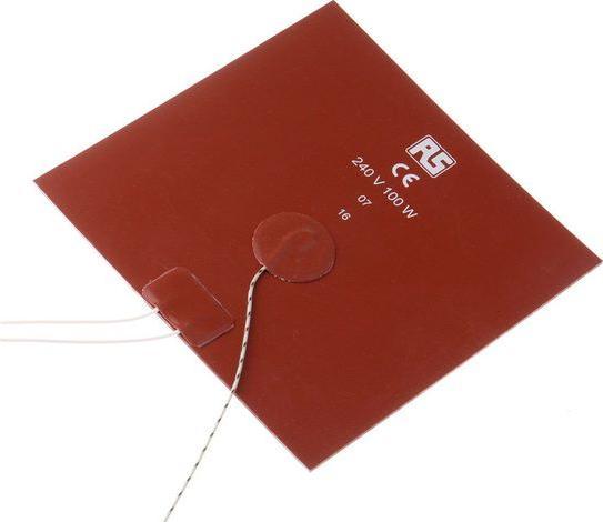 Produktbild RS PRO Heater Mat, ThermCp, 150 x 150mm, 100W