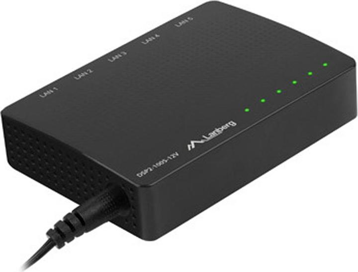 Produktbild Lanberg DSP2-1005-12V Netzwerk-Switch Unmanaged Gigabit Ethernet (10/100/1000) (5 Ports)