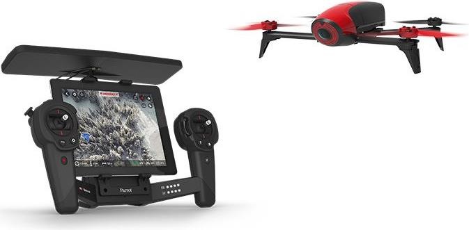 Image du produit Parrot Bebop Drone 2 Red Skycontroller black (25 min, 500 g, 14 Mpx)