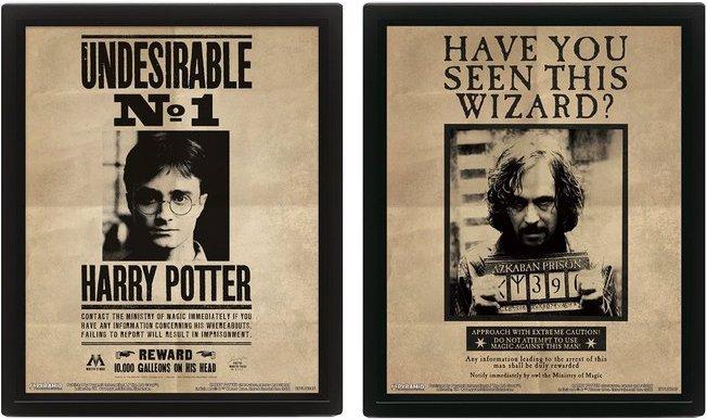 Actual product image Pyramid Harry Potter: Harry Potter - Sirius Black Wanted 3D
