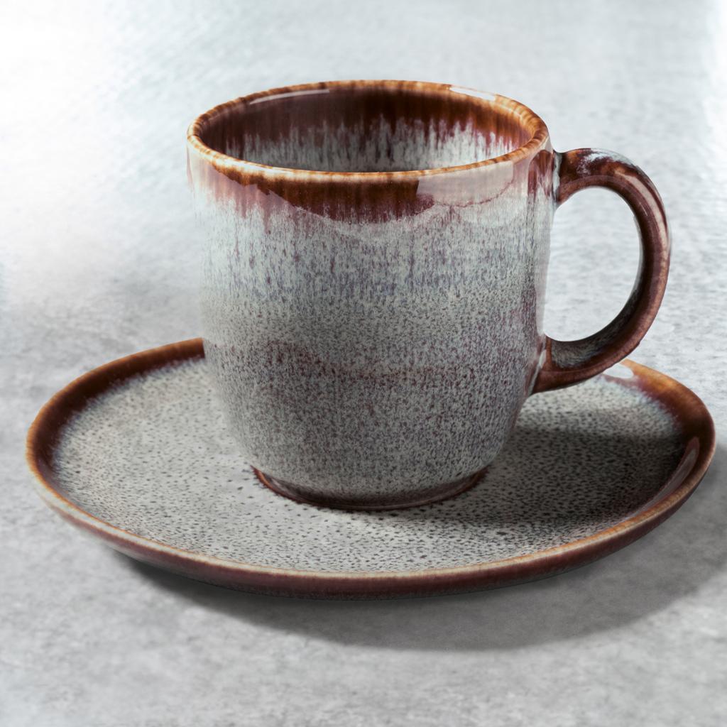 Thumbnail - Like. by Villeroy & Boch, Tasse, Lave Kaffeetasse mit Untertasse (190 ml, 2 x)