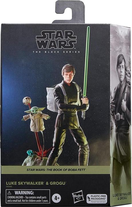 Produktbild Hasbro LIVRE DE BOBA FETT - Luke Skywalker & Grogu -Fig. Black Series 15cm