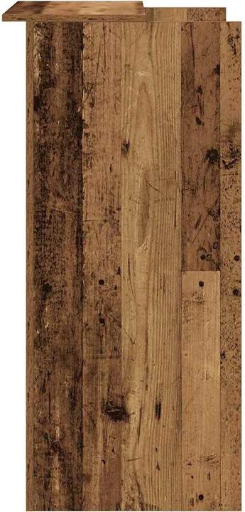 Actual product image vidaXL Reception counter reclaimed wood look 55x50x103.5 cm wood-based reception counter
