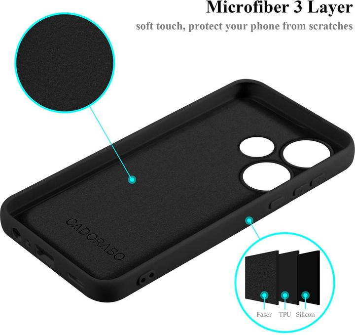 Image du produit Cadorabo Housse pour Xiaomi Poco F6 TPU avec design Liquid Protection (Xiaomi Poco F6)