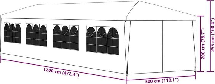 Produktbild vidaXL Luzia (300 cm, 300 cm)