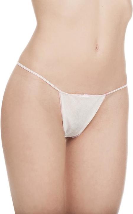 Immagine prodotto Cosmetic Tanga usa e getta in pile da donna (Taglia unica, confezione da 100)