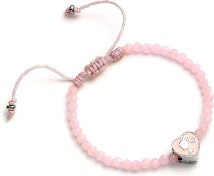 Carat BARBIE - Bracciale di perle rosa - Coeur (17 cm)