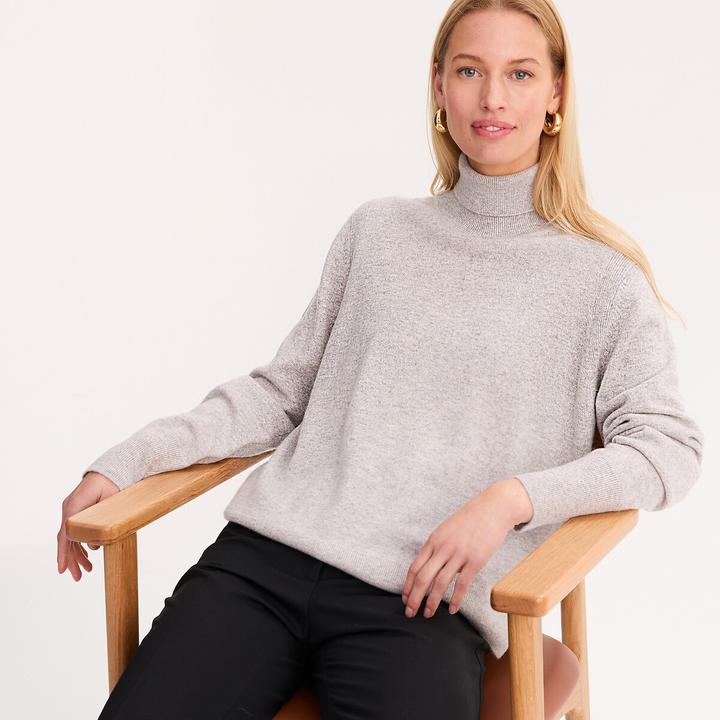Produktbild Anne Weyburn Feinstrickpullover aus Kaschmir mit Rollkragen (XXL)