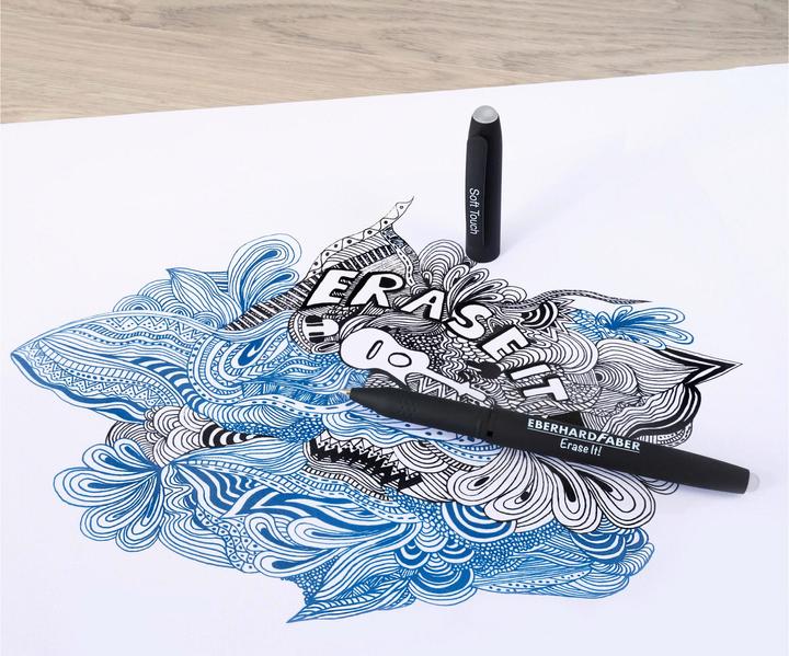 Actual product image EberhardFaber Erase it gel crayons 1 piece, Black (1x)