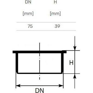 Thumbnail - Magnaplast, Zubehör Sanitärinstallation, Plug Internal D75 Pp