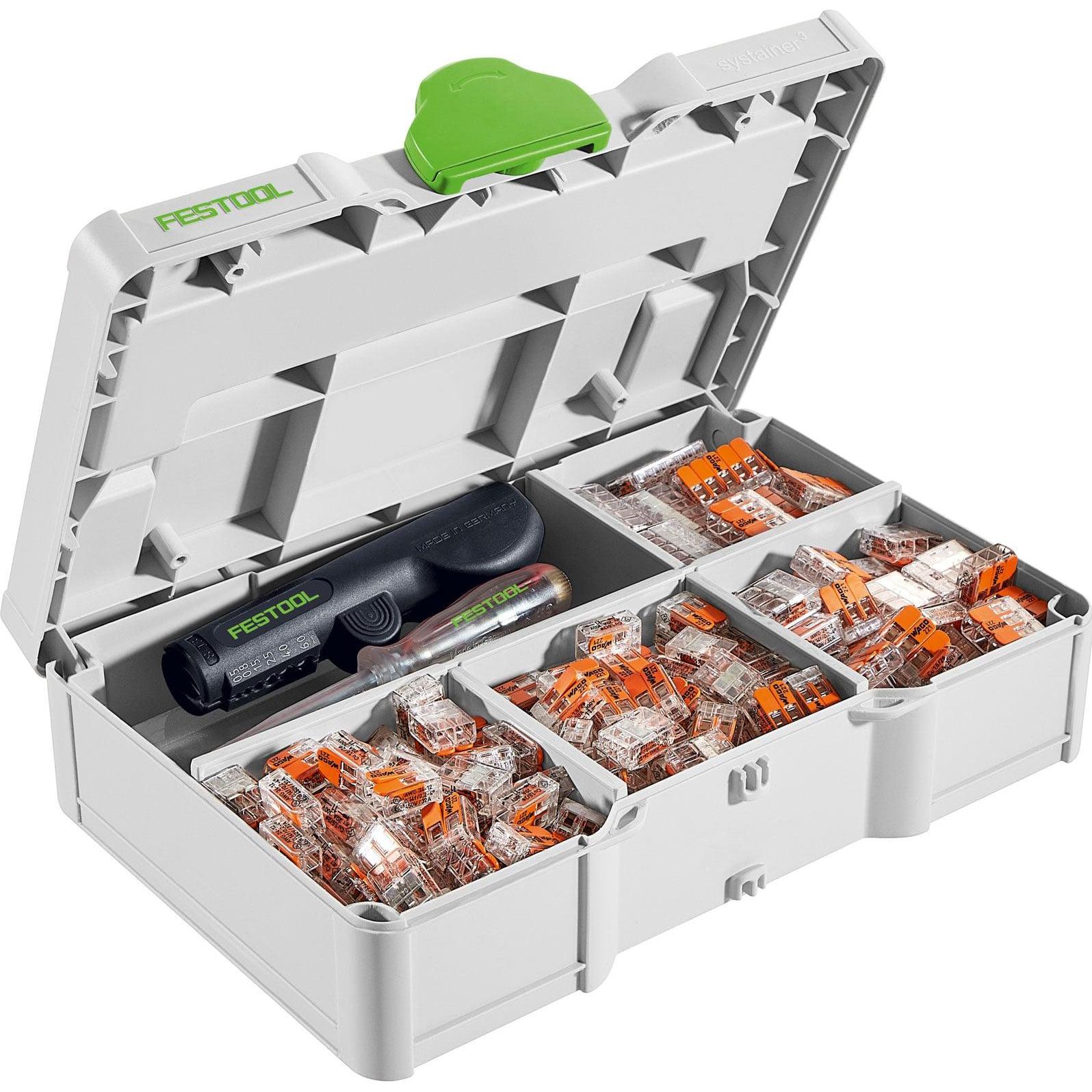 Festool, Kabelverbindingen, Geboortekit Wago SYS3 S 76-Wago-Set