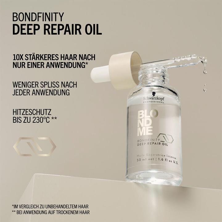 Actual product image Schwarzkopf Professional Blondme Bondfinity Deep Repair Öl (50 ml)