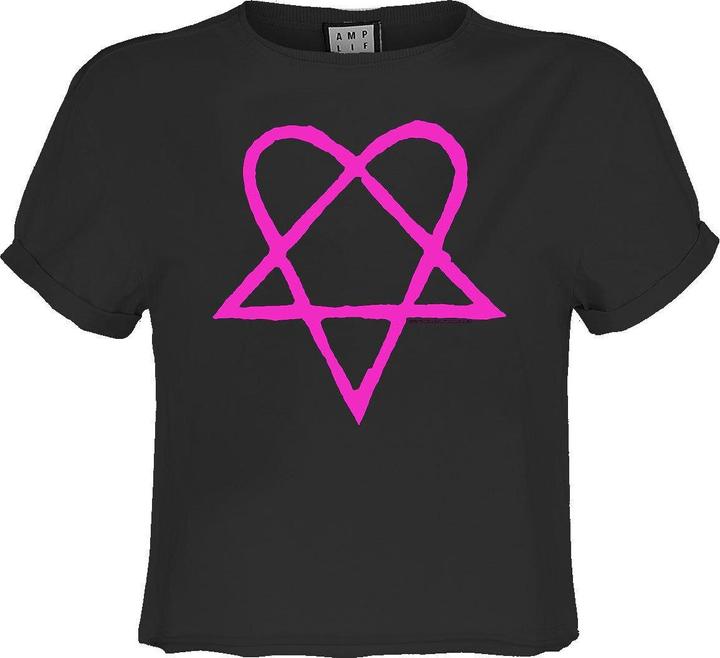 Produktbild Amplified Heartagram Kurzes Top (XXL)