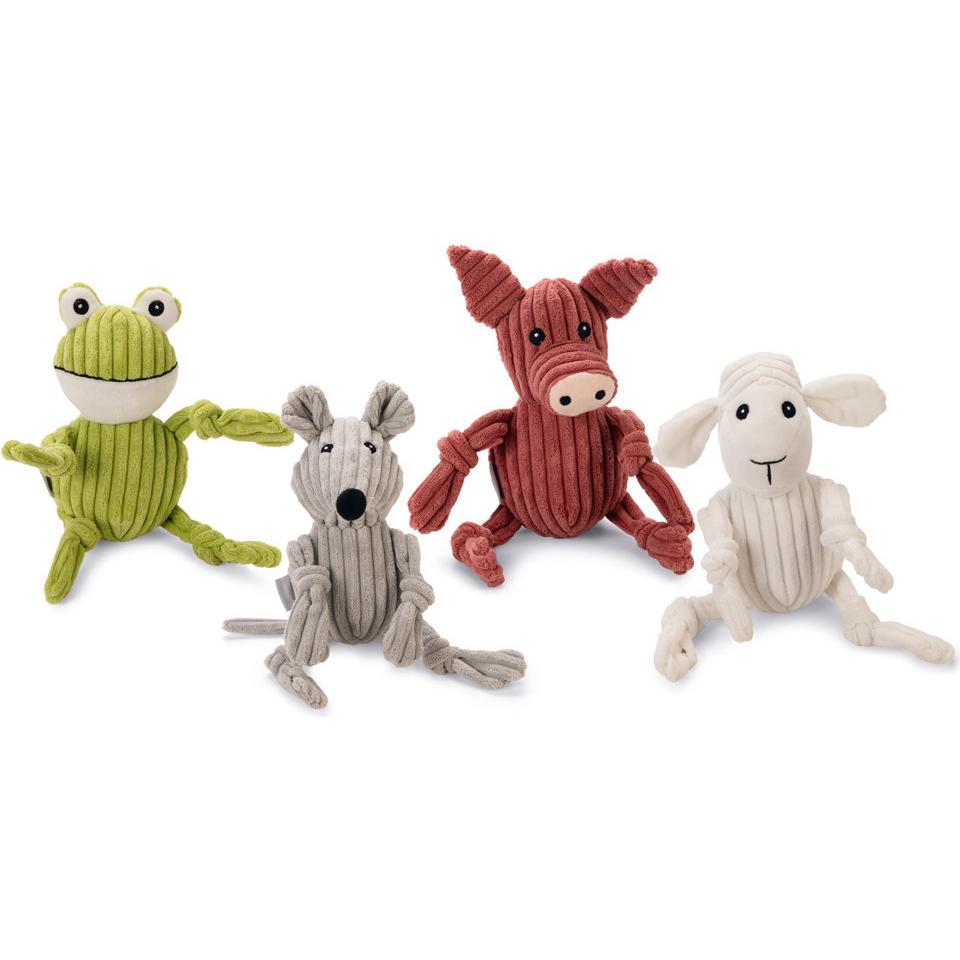 Thumbnail - Beeztees Hundespielzeug Ribbed Frosch, Maus, Schwein und Schaf (Hundespielzeug), Hundespielzeug