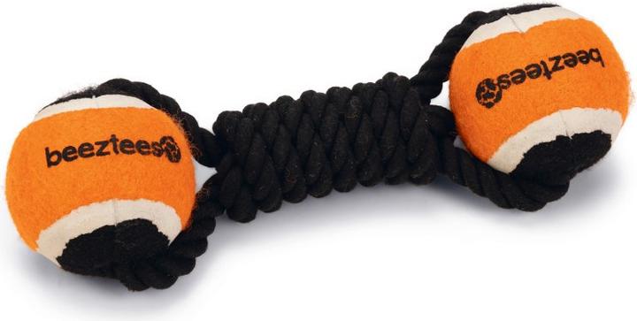 Actual product image Beeztees Cotton toy Jef with tennis ball (Dog chew toy)