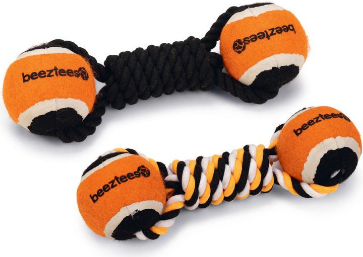 Actual product image Beeztees Cotton toy Jef with tennis ball (Dog chew toy)