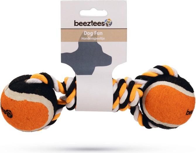 Actual product image Beeztees Cotton toy Jef with tennis ball (Dog chew toy)