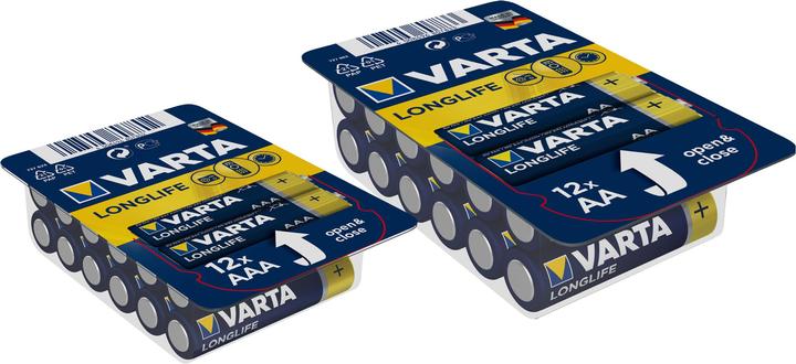 Actual product image Varta Longlife set