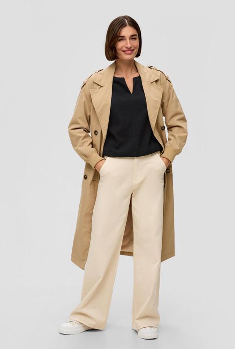 Produktbild S.Oliver T-Shirt Jerseyshirt mit O-Shape und Musterstruktur (38)