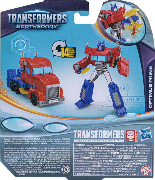 Immagine prodotto Hasbro Giocattolo Transformers EarthSpark Classe Guerriero Optimus Prime