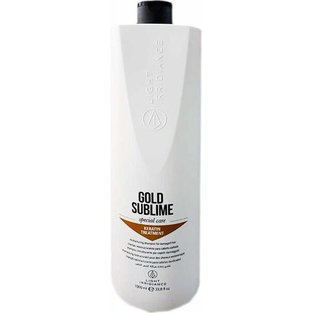 Light Irridiance, Shampoo, Gold Sublime Keratin Treatment Shampoo 1000ml (1000 ml)