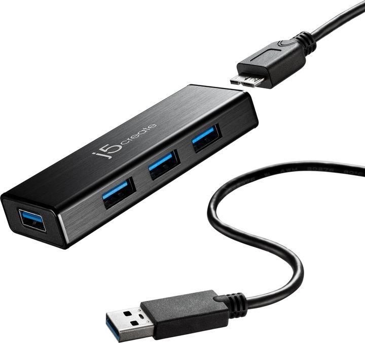 Image du produit j5Create USB 3.0 Type-A (Micro USB, 4 ports)