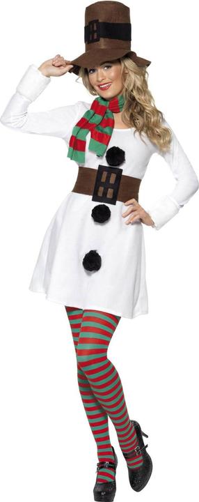 Produktbild Smiffys Miss Snowman Kostüm Set (S)