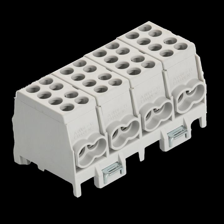 Immagine prodotto Pollmann Elektrotechnik Terminale di derivazione della linea principale grigio a 4 poli 25qmm HLAK-25 4/8gr-S 1