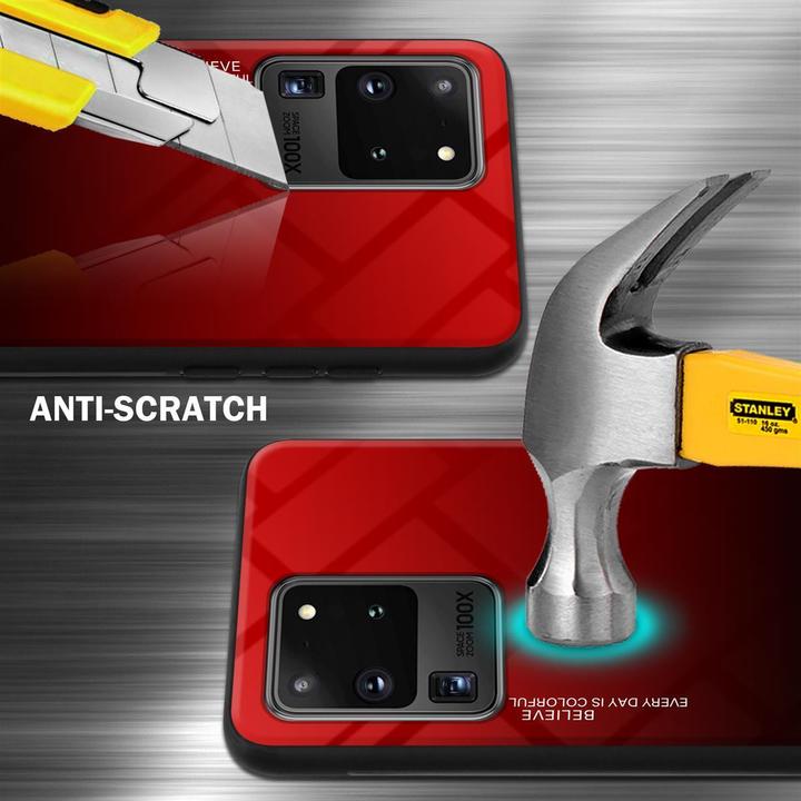 Produktbild Cadorabo TPU 2 Farben Glas Cover (Samsung Galaxy S20 Ultra)