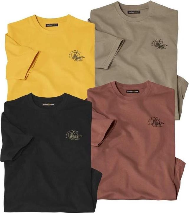 Produktbild Atlas For Men TShirt Rundhalsausschnitt (4erPack) (M)