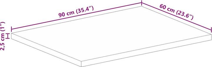 Immagine prodotto vidaXL Tischplatte (60 x 90 cm)