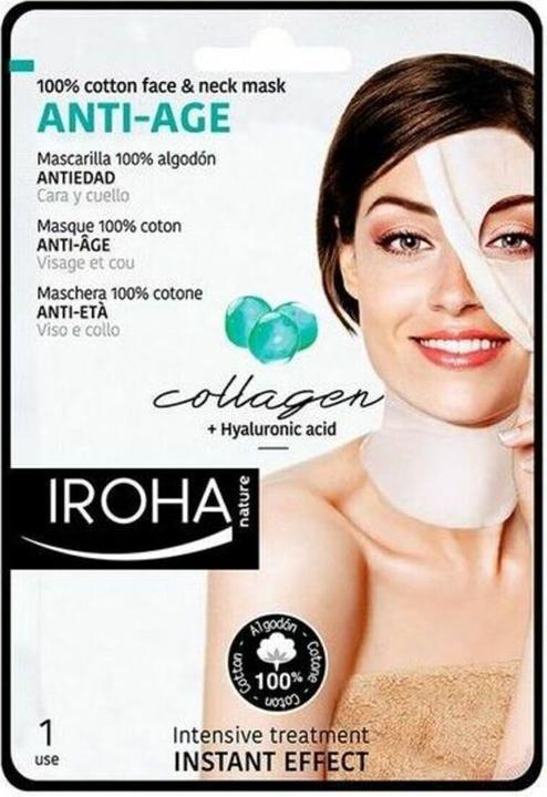 Produktbild Iroha Nature Nature - Cotton Face & Neck Mask Anti-Age (30 ml)
